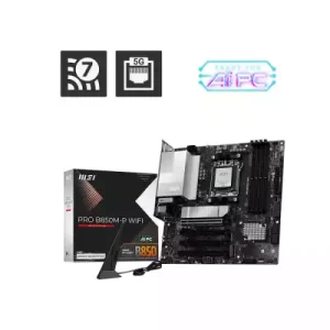 MSI PRO B850M-P WIFI DDR5 AM5 mATX Motherboard