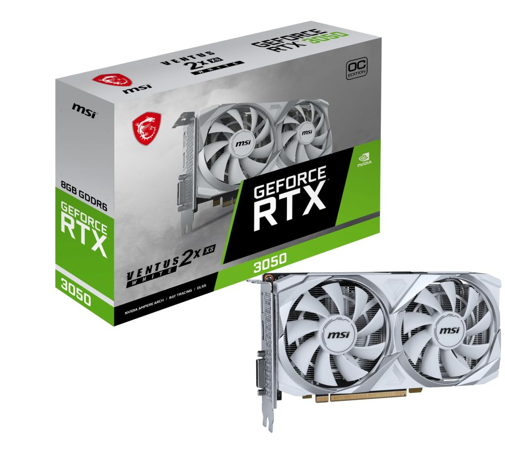 MSI GeForce RTX 3050 VENTUS 2X XS 8GB OC GDDR6 Graphics Card