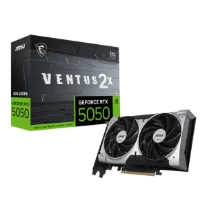 MSI GeForce RTX 5050 8G VENTUS 2X OC 8GB GDDR6 Graphics Card